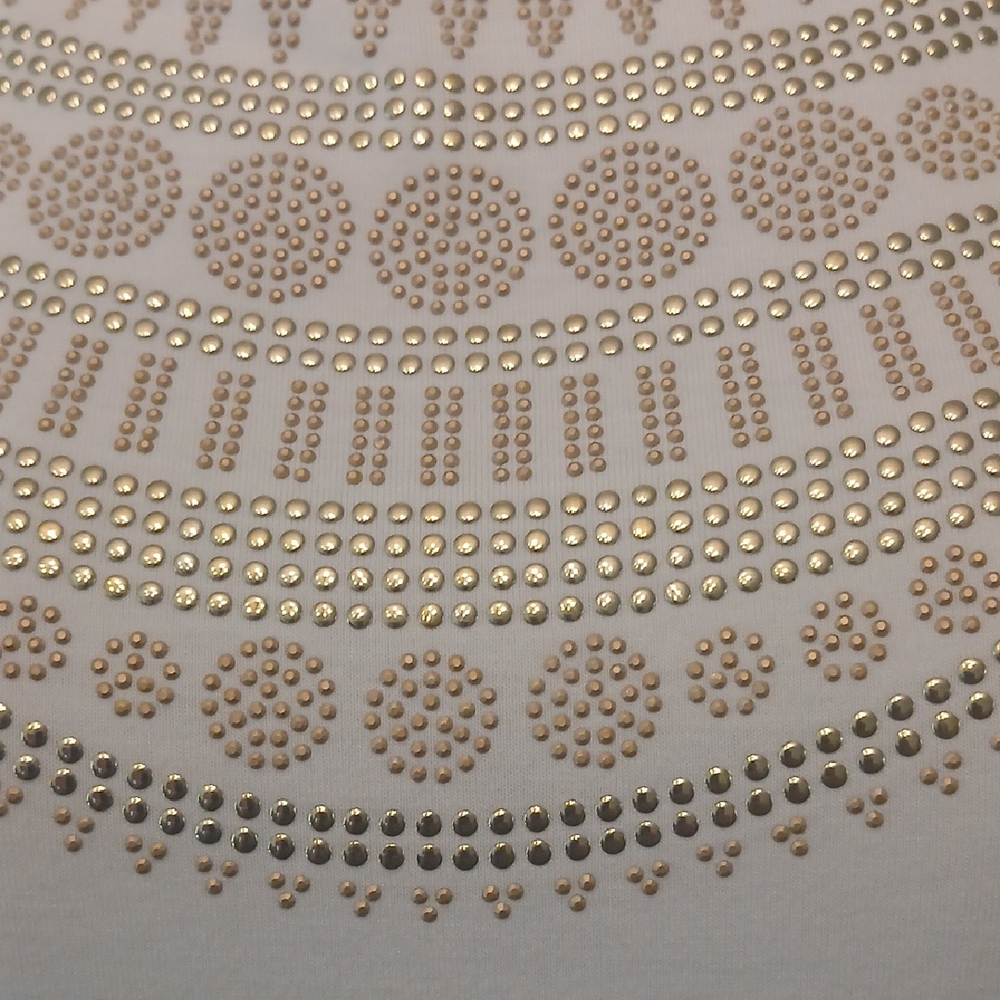 Ruby Rd. Ivory Top with Gold Accents - Picture 3 of 7